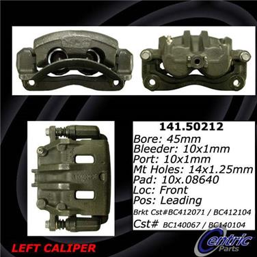 Disc Brake Caliper CE 141.50211