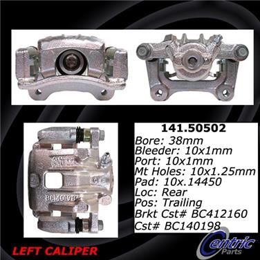 Disc Brake Caliper CE 141.50502