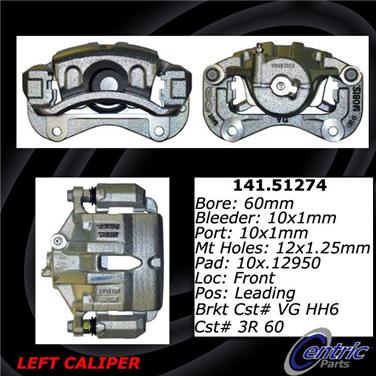 2012 Kia Sportage Disc Brake Caliper CE 141.51274