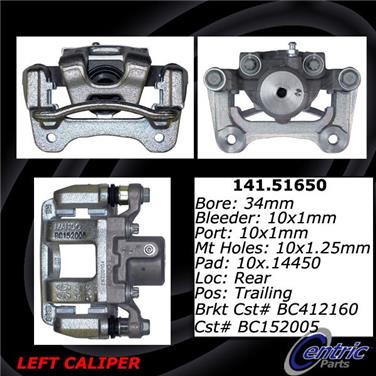 Disc Brake Caliper CE 141.51650