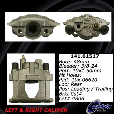 1994 Mercury Grand Marquis Disc Brake Caliper CE 141.61517