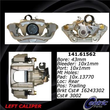 2012 Lincoln MKX Disc Brake Caliper CE 141.61562