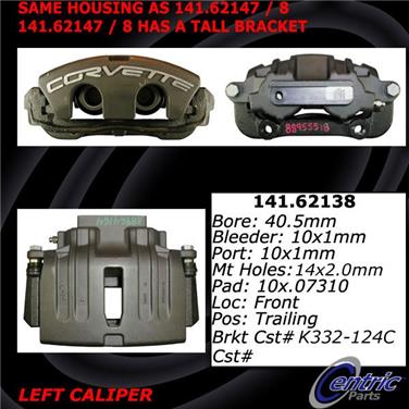 Disc Brake Caliper CE 141.62138