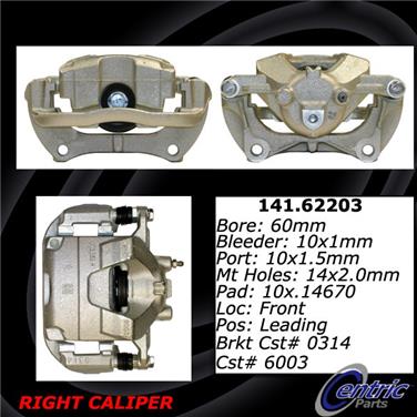 Disc Brake Caliper CE 141.62203