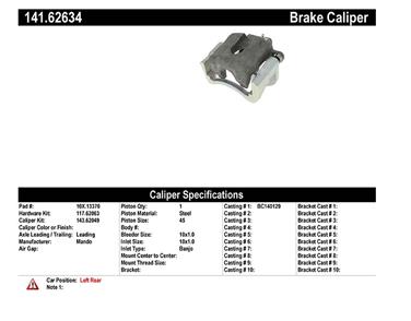 Disc Brake Caliper CE 141.62634