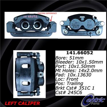 Disc Brake Caliper CE 141.66052