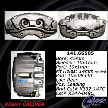 Disc Brake Caliper CE 141.66505