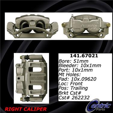 Disc Brake Caliper CE 141.67021