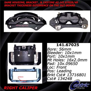 Disc Brake Caliper CE 141.67025