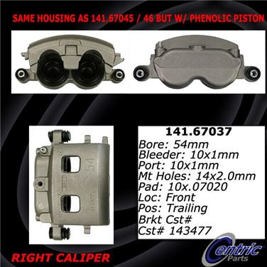 Disc Brake Caliper CE 141.67037