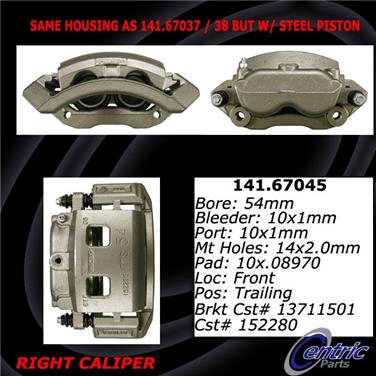 Disc Brake Caliper CE 141.67045