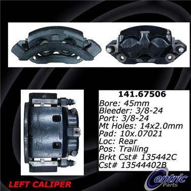 Disc Brake Caliper CE 141.67506