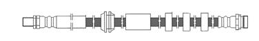 Brake Hydraulic Hose CE 150.22017