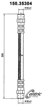 Brake Hydraulic Hose CE 150.35304