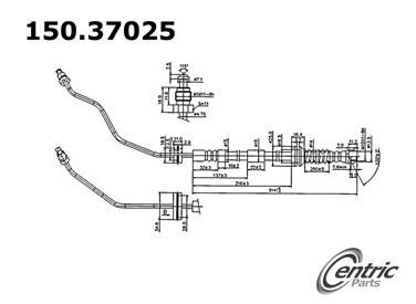 Brake Hydraulic Hose CE 150.37025