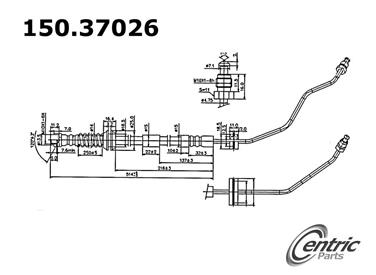 Brake Hydraulic Hose CE 150.37026