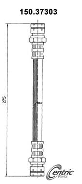 Brake Hydraulic Hose CE 150.37303