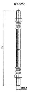 Brake Hydraulic Hose CE 150.39004