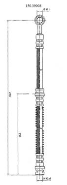 Brake Hydraulic Hose CE 150.39008