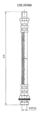 Brake Hydraulic Hose CE 150.39300