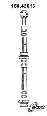 Brake Hydraulic Hose CE 150.42016