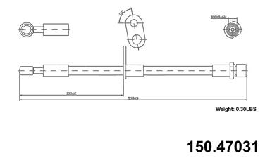 Brake Hydraulic Hose CE 150.47031