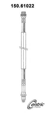 Brake Hydraulic Hose CE 150.61022