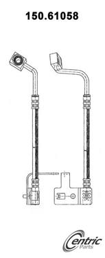 Brake Hydraulic Hose CE 150.61058