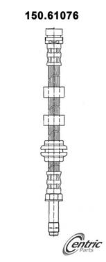 Brake Hydraulic Hose CE 150.61076