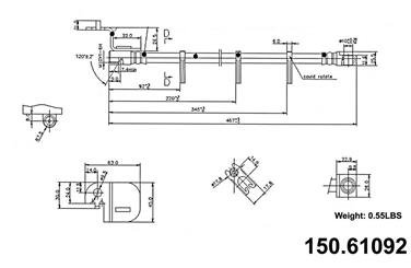 Brake Hydraulic Hose CE 150.61092