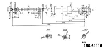 Brake Hydraulic Hose CE 150.61115