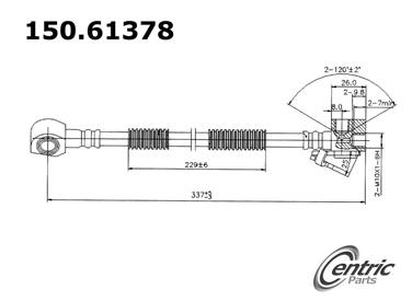 Brake Hydraulic Hose CE 150.61378