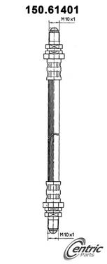 Brake Hydraulic Hose CE 150.61401