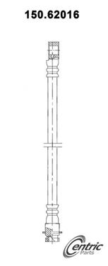 Brake Hydraulic Hose CE 150.62016