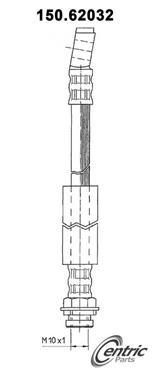 Brake Hydraulic Hose CE 150.62032