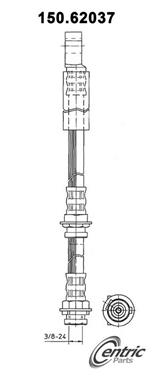 Brake Hydraulic Hose CE 150.62037