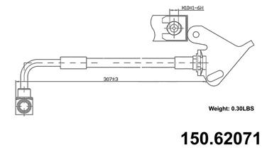 Brake Hydraulic Hose CE 150.62071