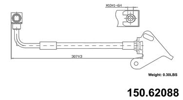 Brake Hydraulic Hose CE 150.62088