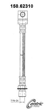 Brake Hydraulic Hose CE 150.62310