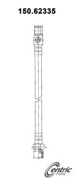 1991 Buick Roadmaster Brake Hydraulic Hose CE 150.62335