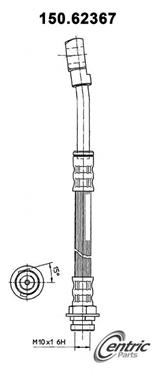 Brake Hydraulic Hose CE 150.62367