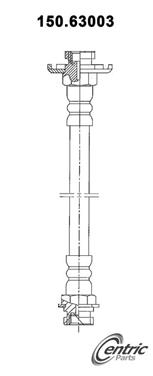 Brake Hydraulic Hose CE 150.63003