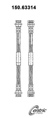 Brake Hydraulic Hose CE 150.63314