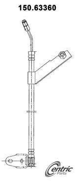 Brake Hydraulic Hose CE 150.63360