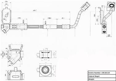 Brake Hydraulic Hose CE 150.65118