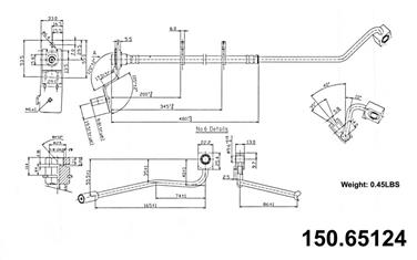 Brake Hydraulic Hose CE 150.65124