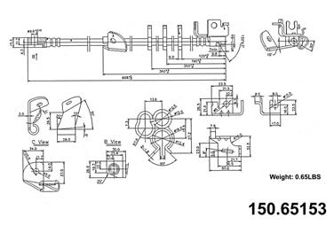 Brake Hydraulic Hose CE 150.65153