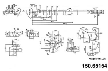 Brake Hydraulic Hose CE 150.65154