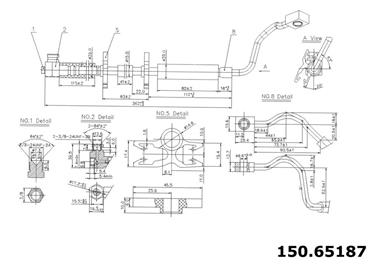 Brake Hydraulic Hose CE 150.65187