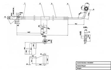 Brake Hydraulic Hose CE 150.66064